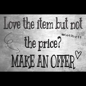 Accepting reasonable offers!!! 💕